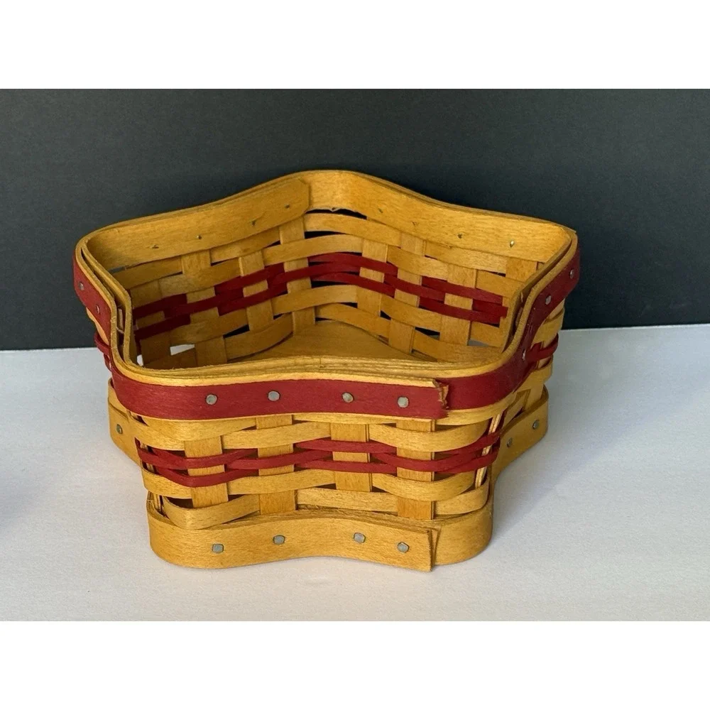 NEW Longaberger Tree Trimming 2001 Twinkle Twinkle Basket Set SIGNED Liner/Charm
